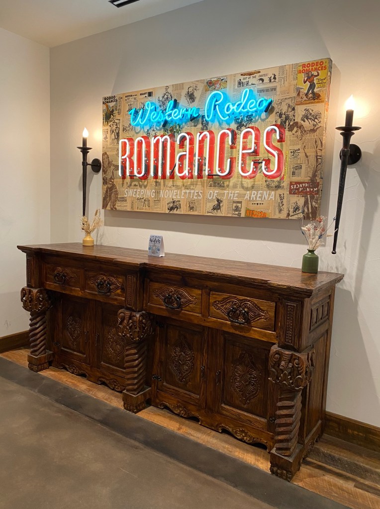 Decor inside Hotel Drover