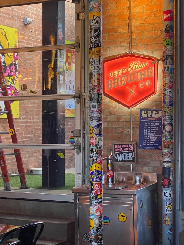 Inside Deep Ellum Brewing in Dallas, TX
