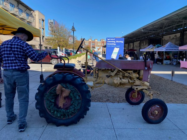 You never know what you'll run into at the Dallas Farmer's Market
