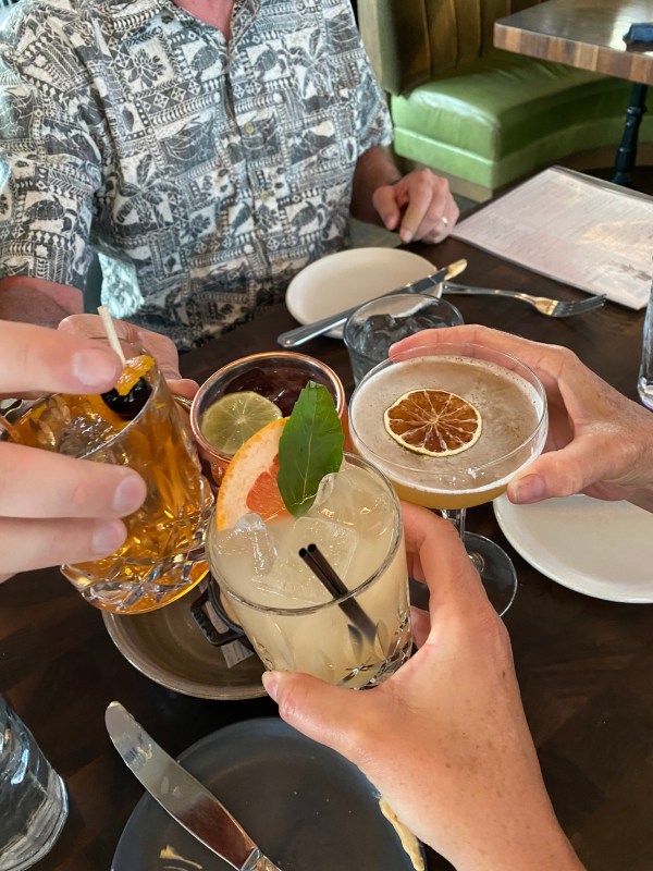 Some of the seasonal drinks at The Henry, Dallas