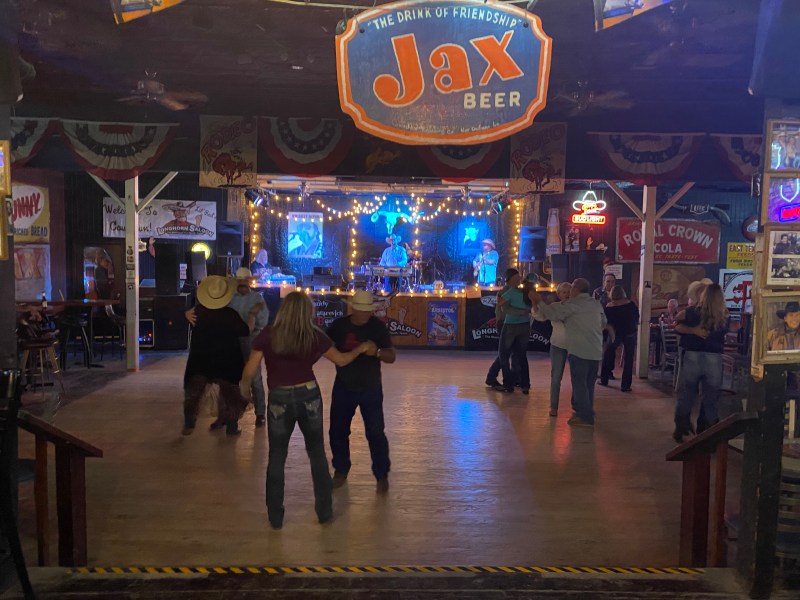 Dance the night away at White Elephant Saloon in the Stockyards